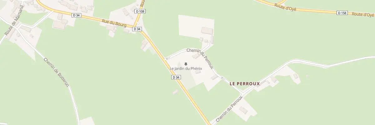 Plan du 241 Che du Perroux à Varenne-l’Arconce