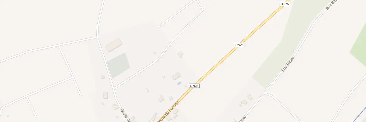 Plan du 39 Rte du Porcien à Gomont