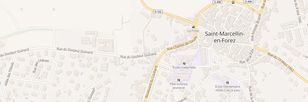 Plan du 6A Rue du Docteur Guinard à Saint-Marcellin-en-Forez