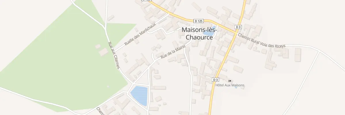 Plan du 1 Rue de la Mairie à Maisons-lès-Chaource