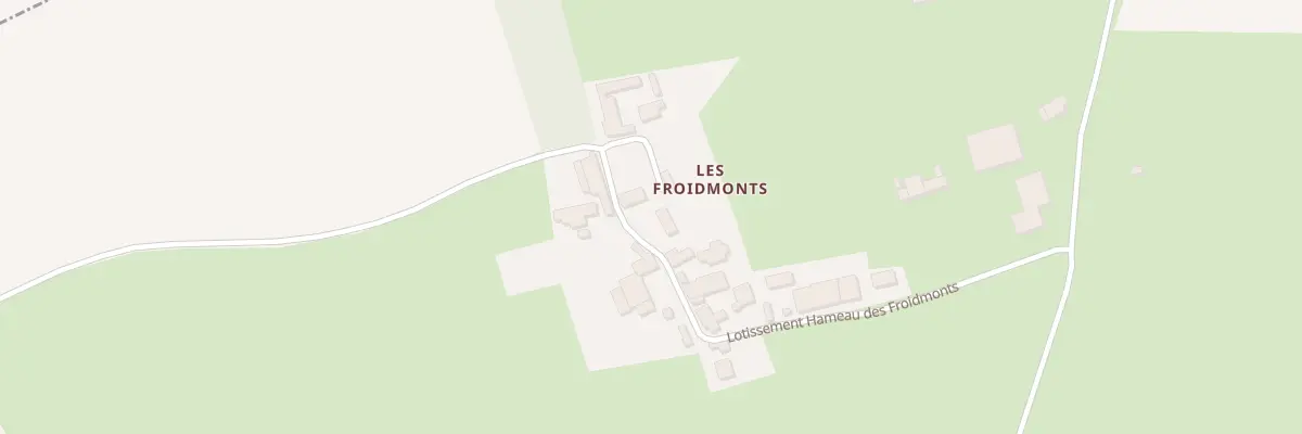 Plan du 6 Froidemont à Parfondeval