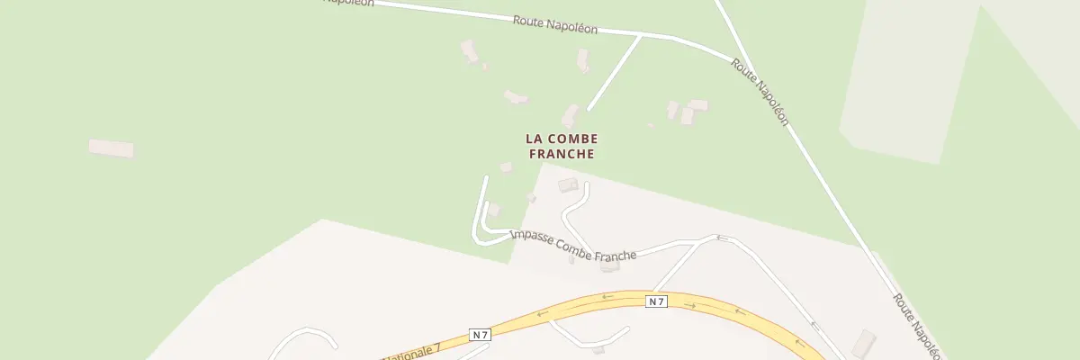 Plan du 394 Imp de la Combe Franche à Neaux