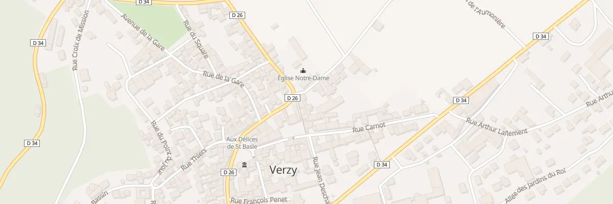 Plan du 4 Rue de Beaumont à Verzy