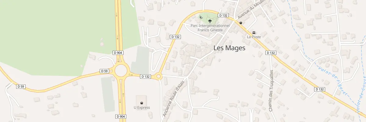 Plan du 5053 Les Mages aux Mages