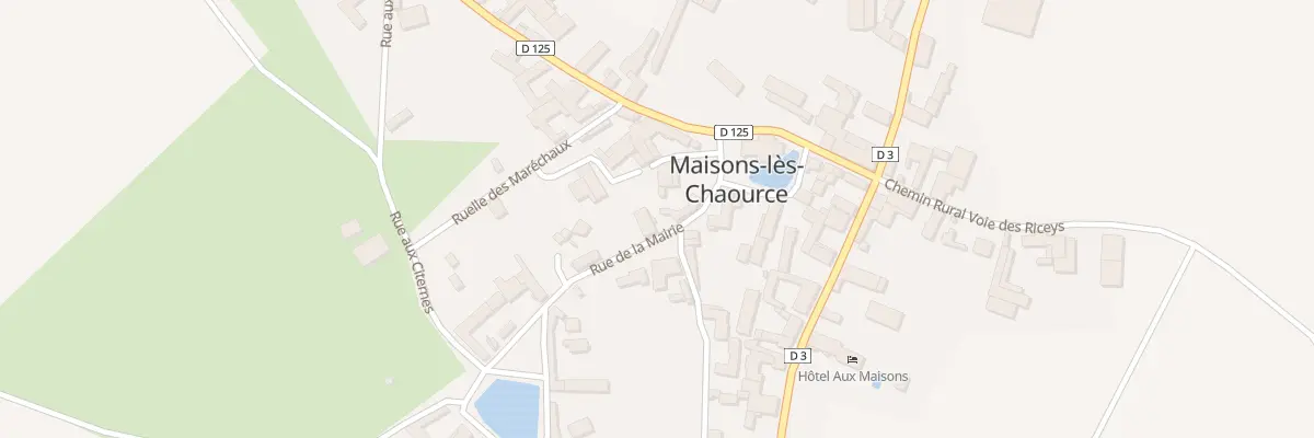 Plan du 2 Rue de la Mairie à Maisons-lès-Chaource