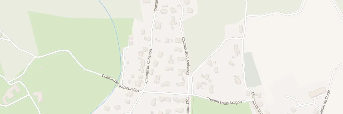 Plan du 79 Che des Camisards à Domessargues