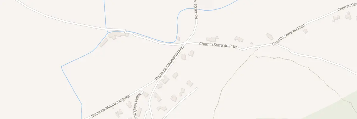 Plan du 33 Che des Pichouliers à Domessargues