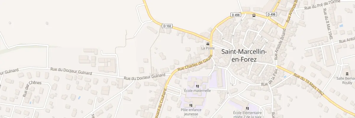 Plan du 22B Av Charles de Gaulle à Saint-Marcellin-en-Forez