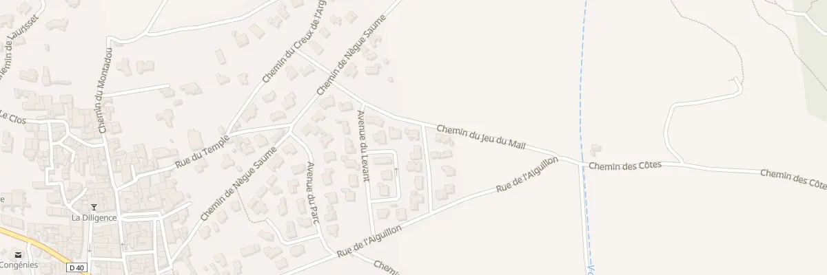 Plan du 14 Rue de l’Aire à Congénies