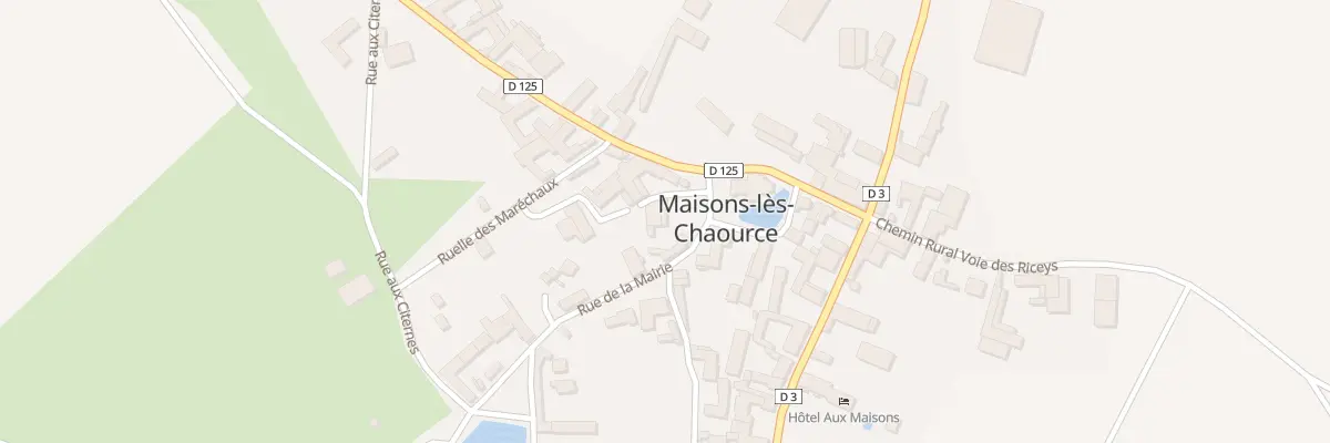 Plan du 6 Pl de l’Eglise à Maisons-lès-Chaource