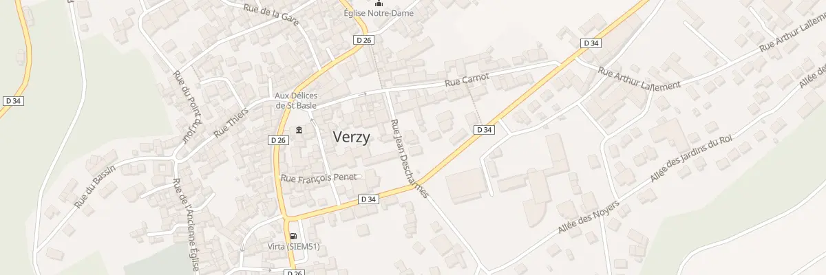 Plan du 3 Rue Jean Descharmes à Verzy