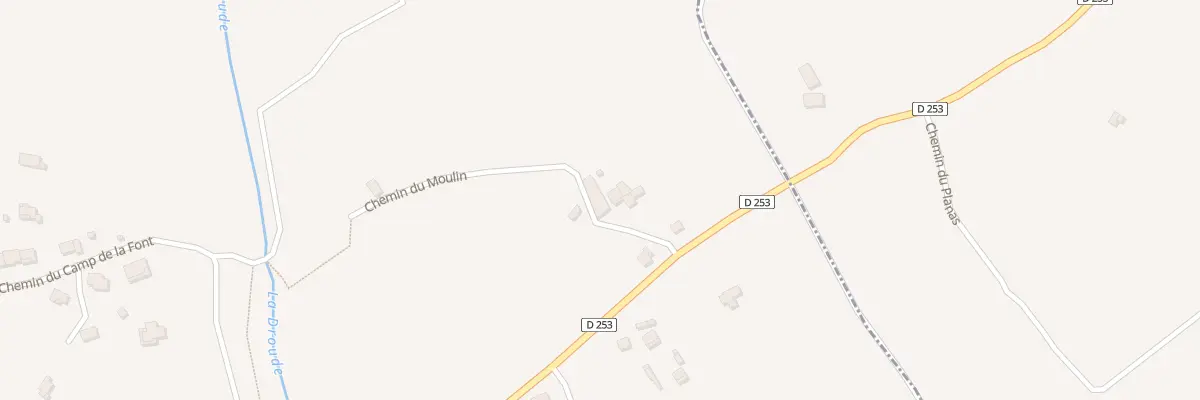 Plan du 76 Che du Moulin à Deaux