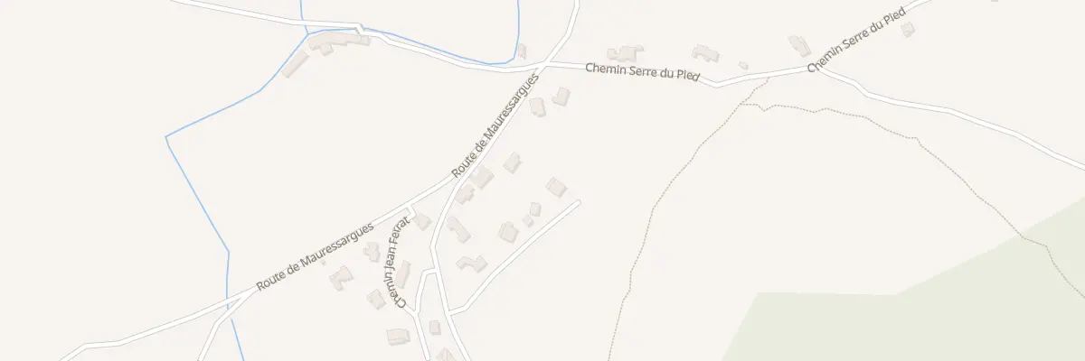 Plan du 257 Che des Pichouliers à Domessargues