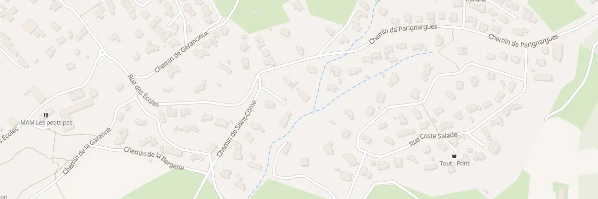 Plan du 55 Che de Saint-come à Montpezat