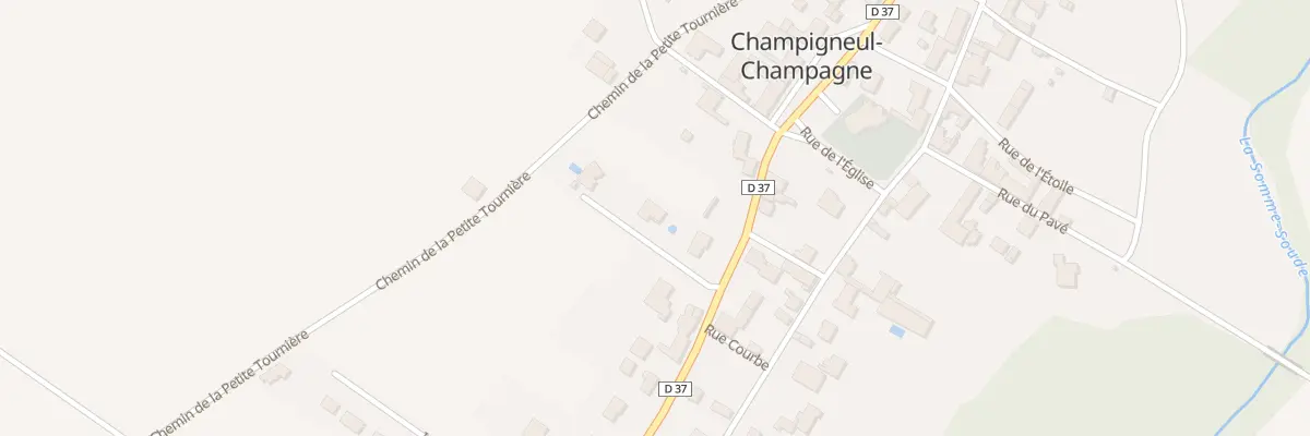 Plan du 12B Rue de Vertus à Champigneul-Champagne