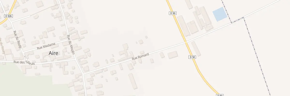 Plan du 13 Rue Romard à Aire