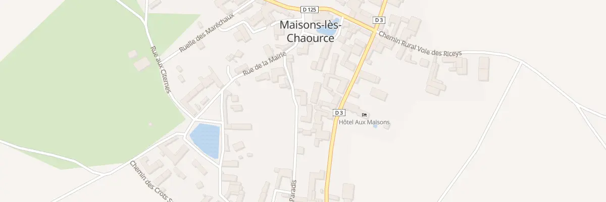 Plan du 3 Rle du Paradis à Maisons-lès-Chaource