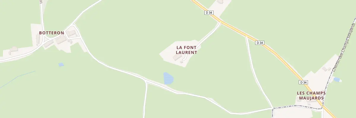 Plan du 5093 La Font Laurent à Varenne-l’Arconce