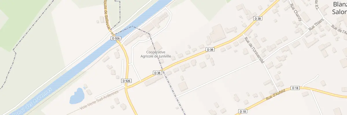 Plan du 28 Rue Armantine Carlier à Blanzy-la-Salonnaise