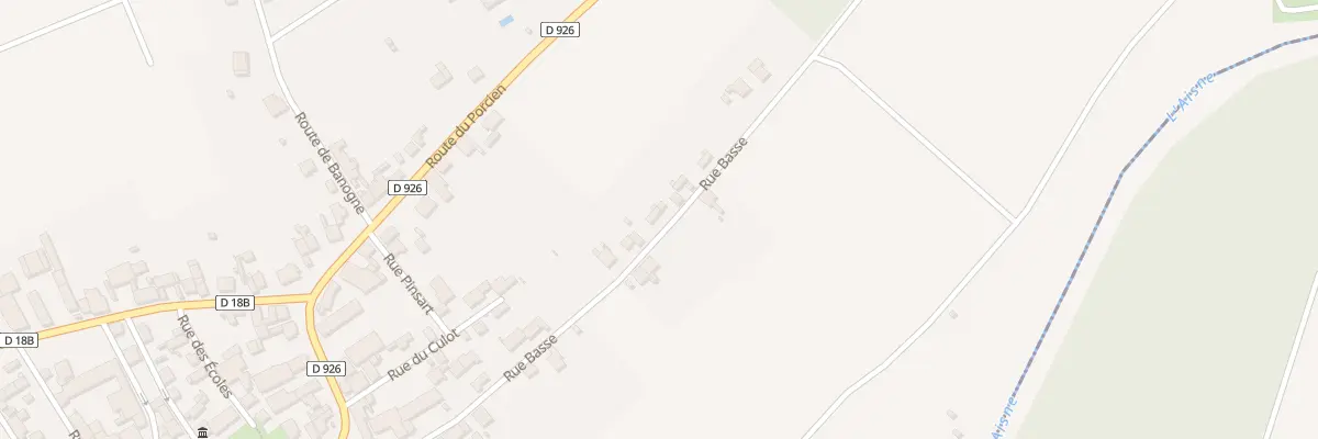 Plan du 15 Rue Basse à Gomont