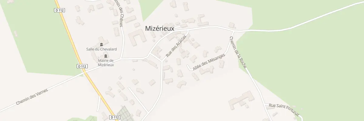 Plan du 163 All des Mesanges à Mizérieux