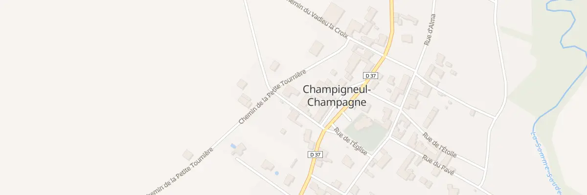 Plan du 6002 Rue de la Rosellerie à Champigneul-Champagne