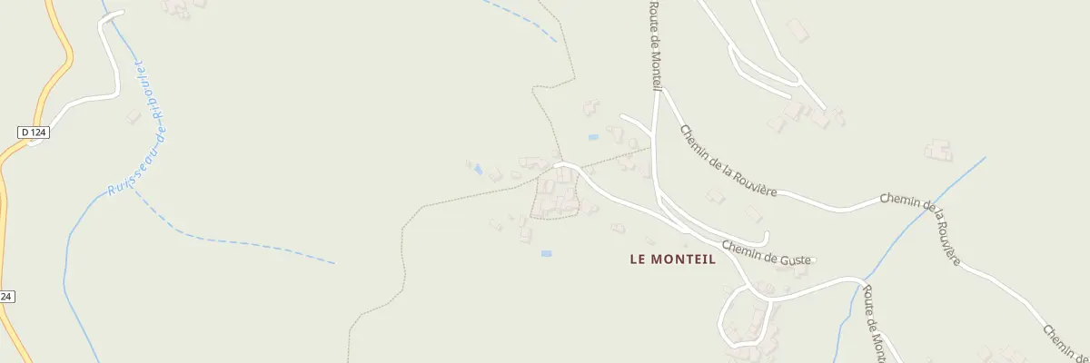Plan du 5113 Le Monteil à Laboule