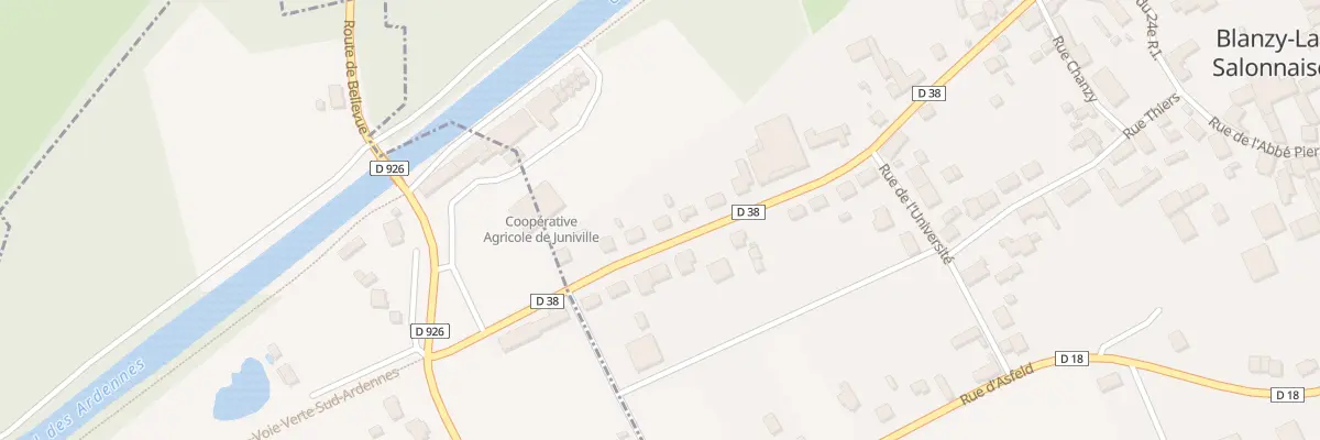Plan du 24 Rue Armantine Carlier à Blanzy-la-Salonnaise