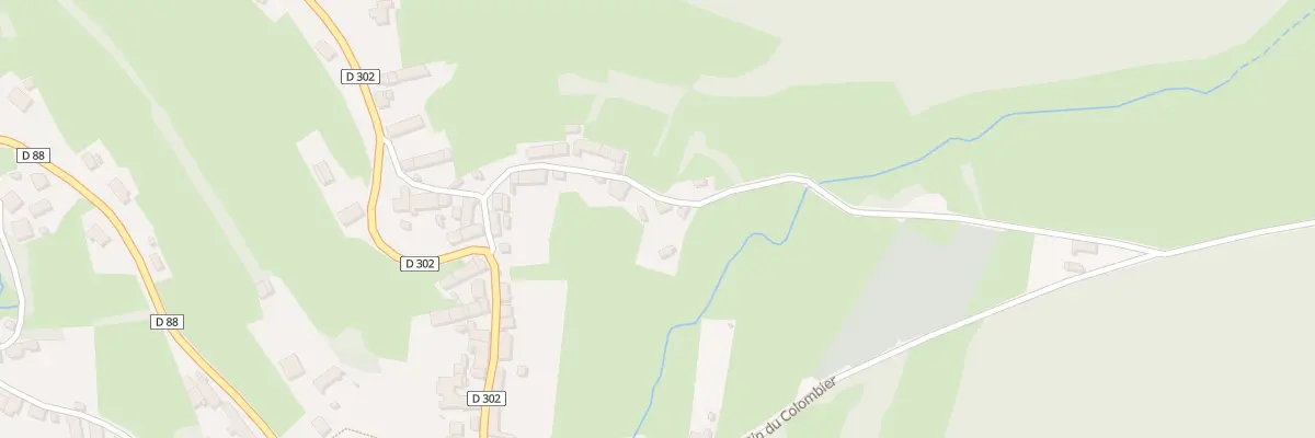 Plan du 14 Rue du Haut du Bourg à Cussy-en-Morvan