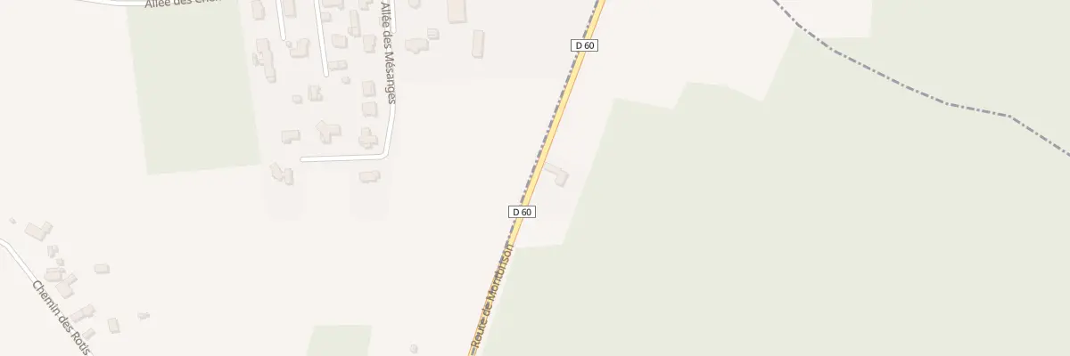 Plan du 5 Rte de Montbrison à Chambéon