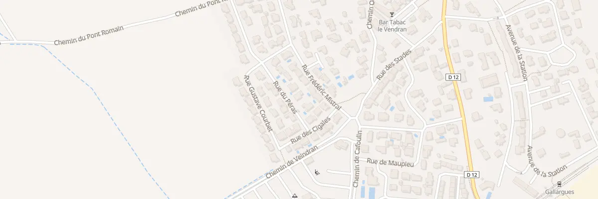 Plan du 10 Rue du Peras à Gallargues-le-Montueux