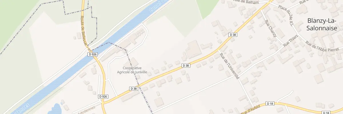 Plan du 20 Rue Armantine Carlier à Blanzy-la-Salonnaise