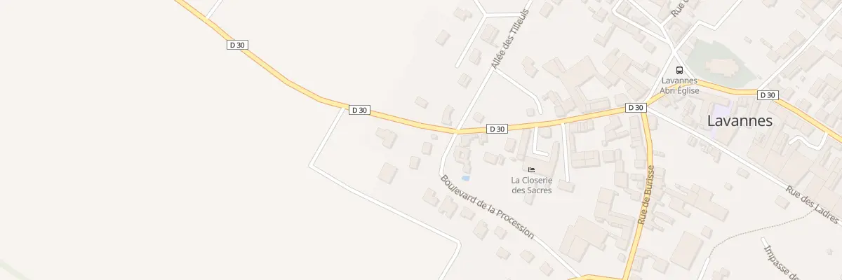 Plan du 2 Bd de la Procession à Lavannes