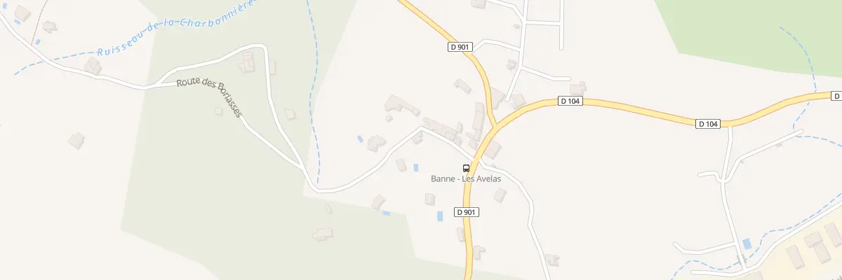 Plan du 5189T Les Avelas à Banne