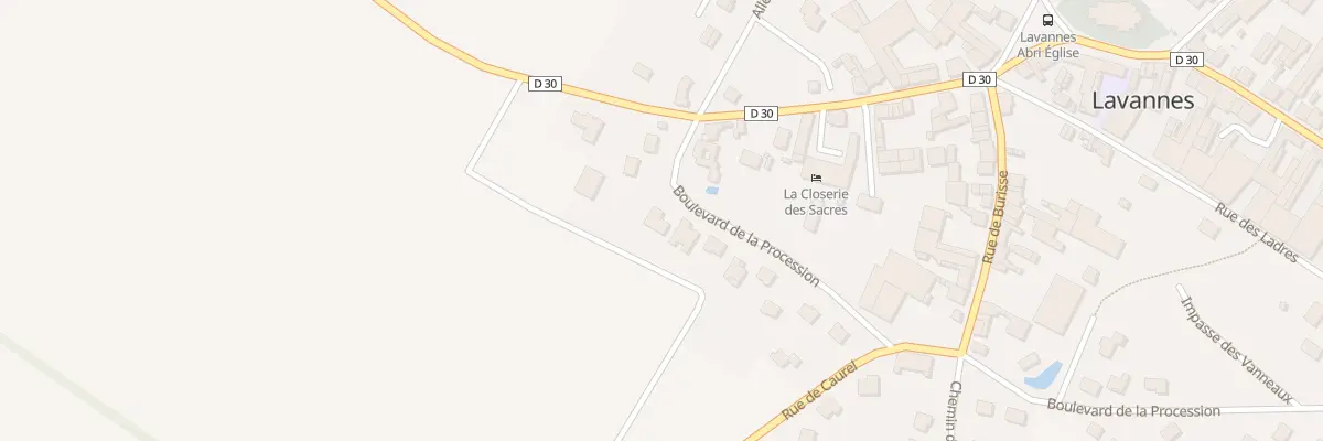 Plan du 4B Bd de la Procession à Lavannes