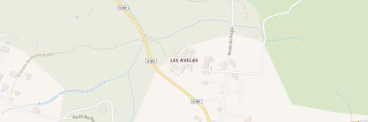 Plan du 5176 Les Avelas à Banne