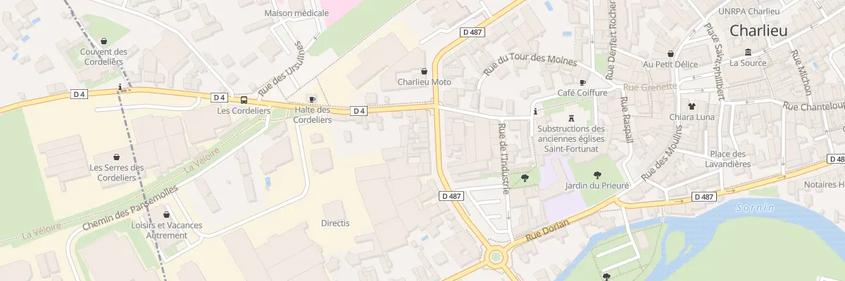 Plan du 8B Bd de la République à Charlieu