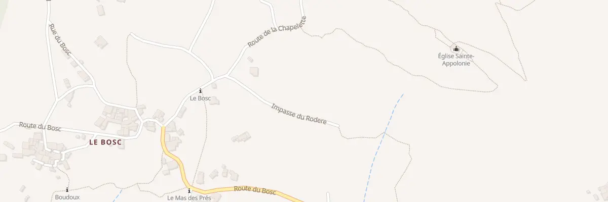 Plan du 5834 Le Puech aux Assions