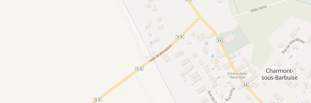 Plan du 7 Voie de Jérusalem à Charmont-sous-Barbuise