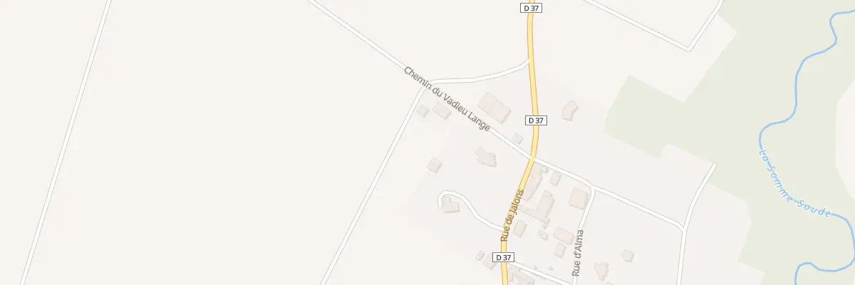 Plan du 67 Rue de Jâlons à Champigneul-Champagne