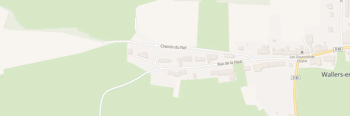 Plan du 28 Rue de la Haut à Wallers-en-Fagne