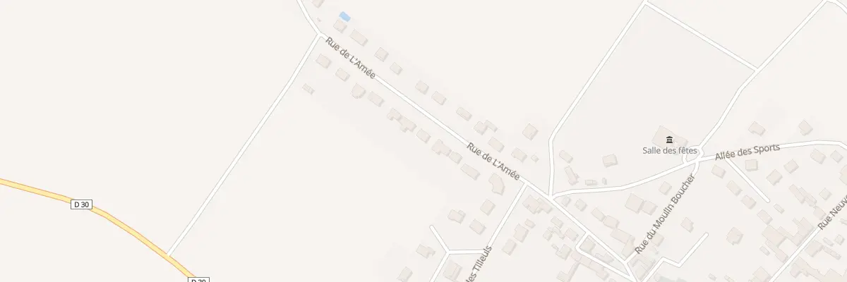 Plan du 11 Rue de l’Amee à Lavannes