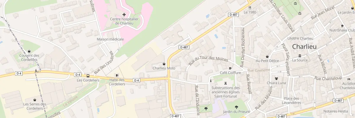 Plan du 53 Bd Thiers à Charlieu