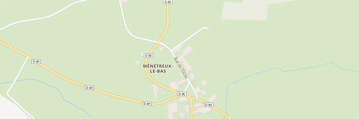 Plan du 8 Rue de Menetreux Le Haut à Corsaint