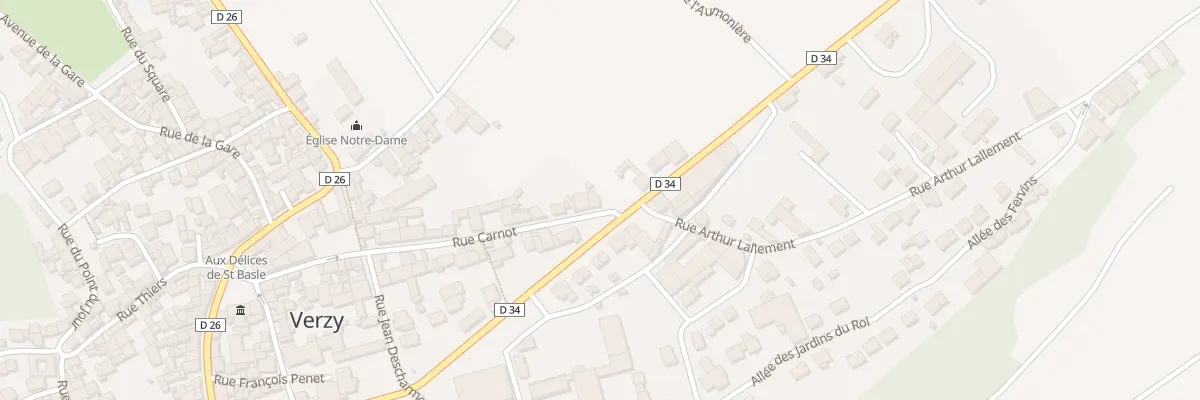 Plan du 27 Rue Carnot à Verzy