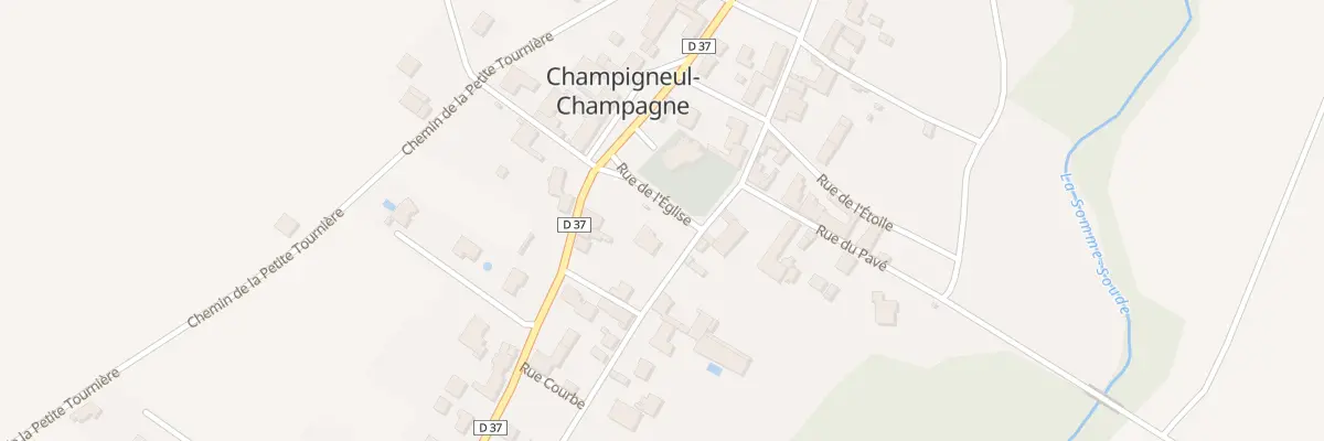 Plan du 3 Rue de l’Eglise à Champigneul-Champagne