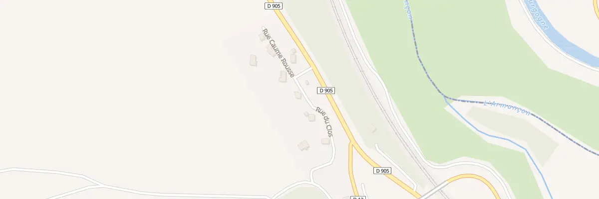 Plan du 5 Rue du Clos à Fulvy