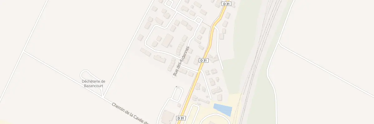 Plan du 5 Rue des Ardennes à Bazancourt