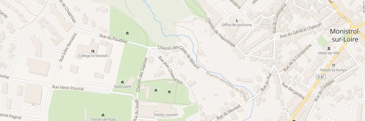 Plan du 9 Rue Jean Chassanion à Monistrol-sur-Loire