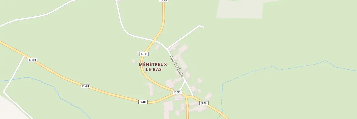 Plan du 6 Rue de Menetreux Le Haut à Corsaint